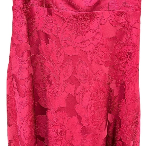 Sachin & Babi Gabby 80s-Inspired Puff Sleeve Cut-Out Tie Back Midi Dress 10 - Picture 9 of 14